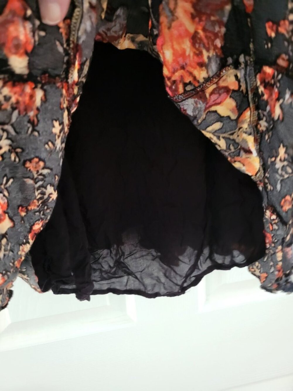 Free People Mini Boho floral Dress size XS bell sleeve coastal cowgirl Fairy - Picture 6 of 11